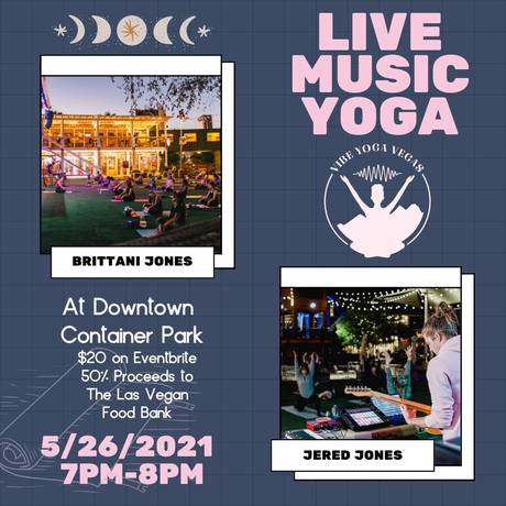 Live Music Yoga at Downtown Container Park