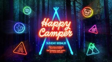 Happy Camper at AREA 15