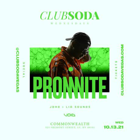 Club Soda Wednesdays w/ PROMNITE