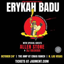 JABM Presents… Erykah Badu + Special Guests at The Amp At Craig Ranch