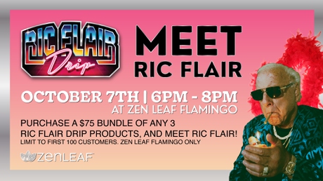 Ric Flair at Zen Leaf Flamingo