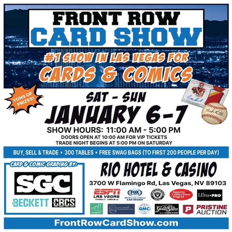 Front Row Card Show - Las Vegas Sports Cards, Pokemon & Comic Book Show