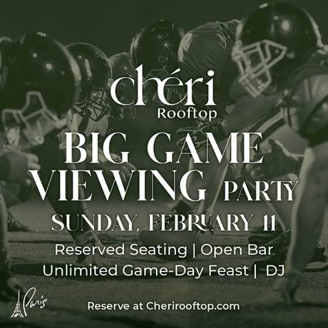 Cheri Rooftop Big Game Party