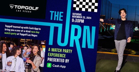 Race Watch Party Champagne Deck at Topgolf Las Vegas