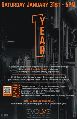 Local Brewery Celebrates 1-Year Milestone with Anniversary&nbsp;Event!