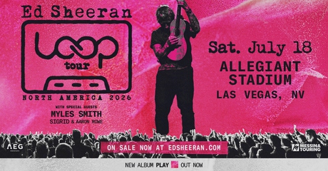 Ed Sheeran Live at Allegiant Stadium