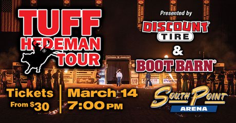 Tuff Hedeman Bull Riding Returns to South Point Arena March 14th