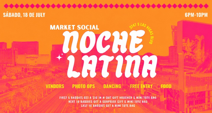 Noche Latina x 702 Market at BLVD Las&nbsp;Vegas 