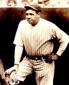 Vintage photos of such immortals as Babe Ruth will be shown at Sports Immortals.