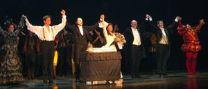 The cast of <em>Phantom -- Las Vegas Spectacular</em> at The Venetian.