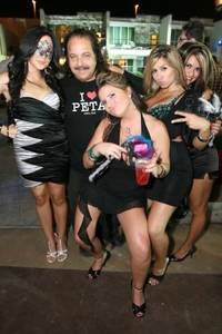 Ron Jeremy was among the crowd set to party at the Palms at last year's event. 