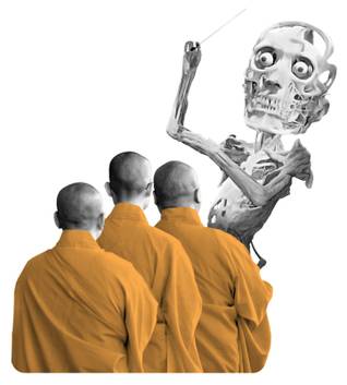 Monks at Bodies