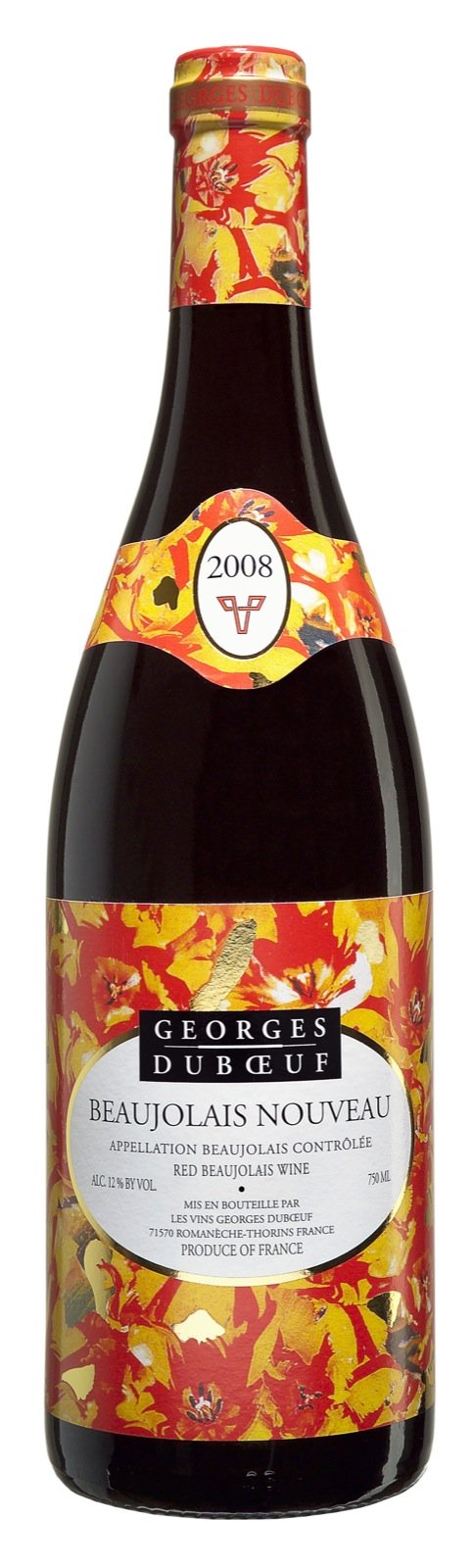 The 2008 Beaujolais Nouveau will be released on Thursday, Nov. 20, at 12:01 a.m.