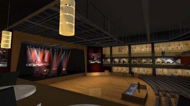 Rendering of the standing room area in the new Joint 