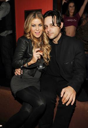 Carmen Electra and Rob Patterson.