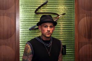 Benji Madden of Good Charlotte dined at Simon before spinning at Body English nightclub at the Hard Rock. 