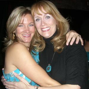 Carol Linnea Johnson and Tina Walsh, who both portrayed Donna in <em>Mamma Mia!</em> at Mandalay Bay.
