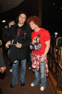 Gene Simmons and Carrot Top.