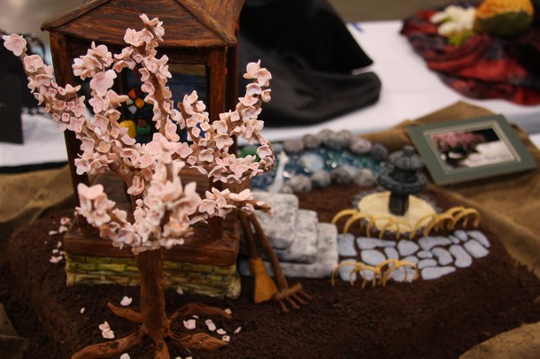 Modeled after a Zen garden, culinary student Cristina Beltran took home bronze honors for this elaborate cake. She said the judges were tougher this year than during the last Las Vegas Culinary Challenge, in which she won gold.