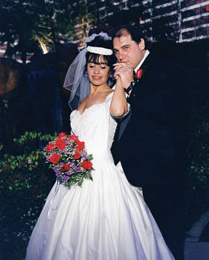 Jay with his wife Monica in 1998