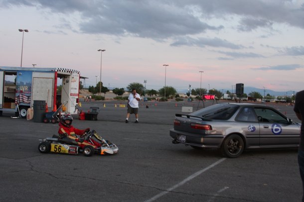 SCCA has classifications for almost any type of vehicle, go karts included.