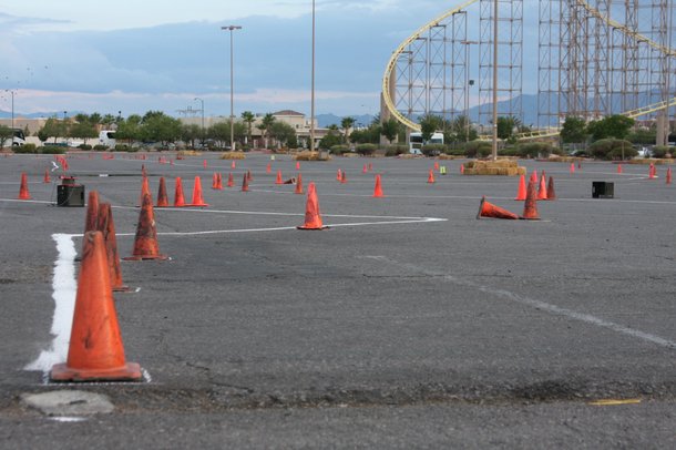 Autocross (also known as SOLO) involves setting up a temporary course with traffic cones. Competitors race against the clock for the fastest time.