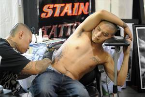 Tattoo artists from all around the world attended the convention.