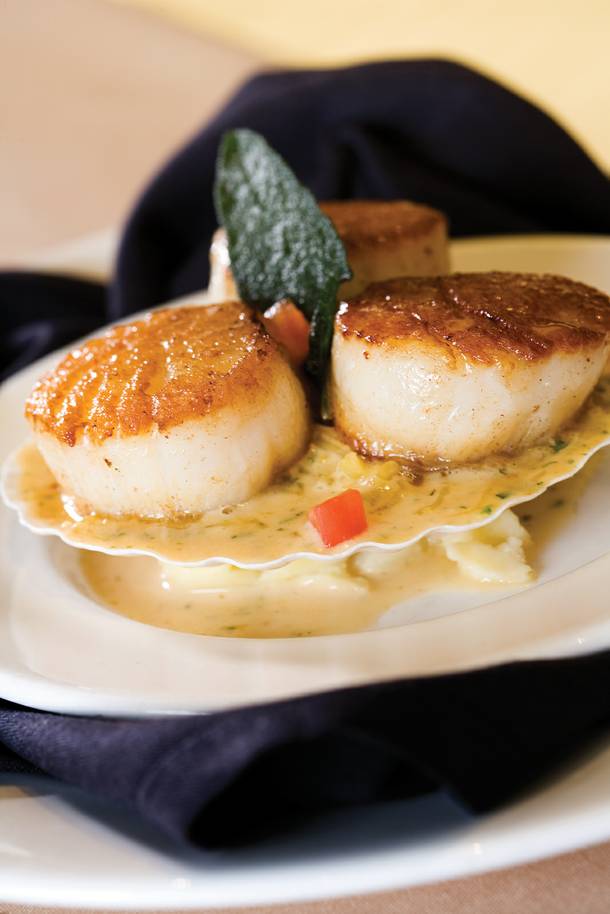 Scallops at The Carmel Room