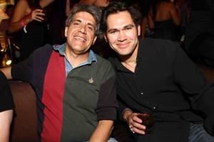 Yankees outfielder Johnny Damon, right, at Tao in the Venetian.