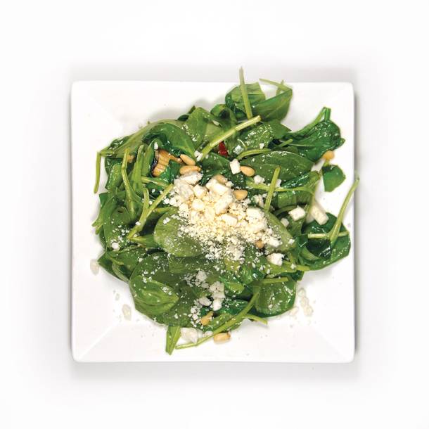 #50: Warm spinach salad