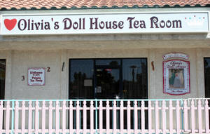Olivia's Dollhouse Tea Room on Tropicana Ave. and Sandhill Rd.