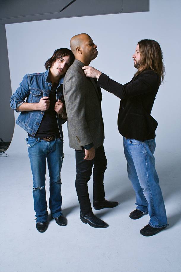 Everything will be alright: Former Killers (from left) Brian Havens, Dell Star and Matt Norcross, April 8, 2010 in the Weekly photo studio.