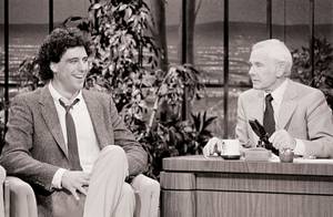 Humble beginnings: Brad Garrett on <em>The Tonight Show</em> in 1984.