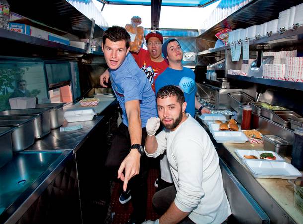 The crew of Slidin' Thru knows the key to operating a successful gourmet food truck is attitude. Oh, and some amazing burgers.