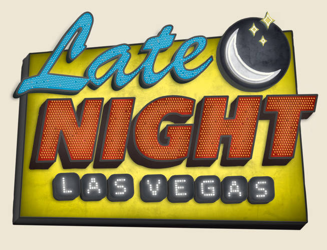 Late-night Las Vegas