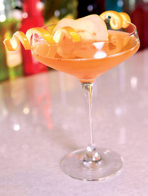 Roger Gross, mixologist at the Vesper Bar, dreamed this drink up as a twist on the classic sidecar.