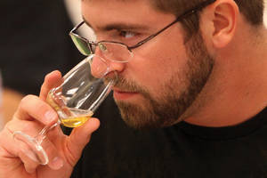 While tasting the many ciders offered, class participants were asked to share what their tongues and noses were picking up with each individual variety.