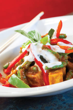 Panang curry from David Wong's Pan Asian.