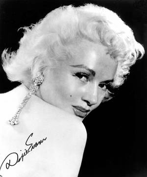 Dixie Evans in the 1950s as "The Marilyn Monroe of Burlesque"