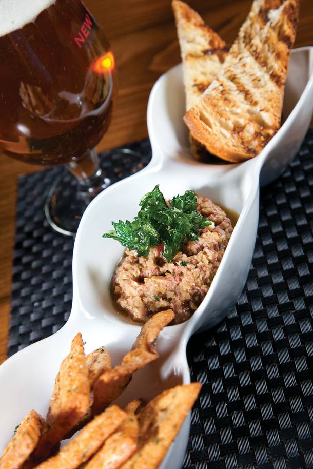 Olive tapenade you can make during a commercial break.
