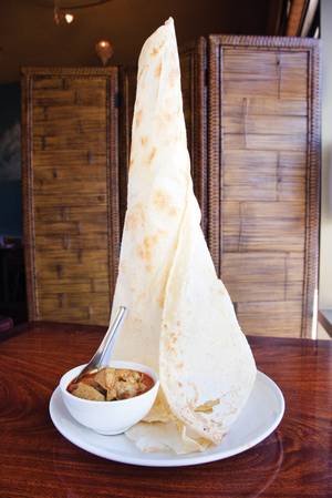 A marvel of culinary architecture, don't miss the <em>roti</em> tissue ($3.50).