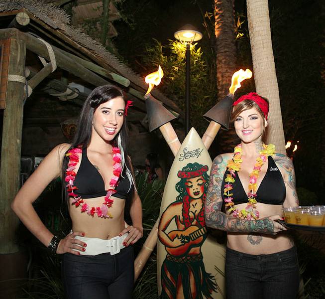 The beautiful ambassadors of Sailor Jerry Spiced Rum will be at Studio 21 to help hand out free drinks, show off their ink and take their chances in the dunk tank. 
