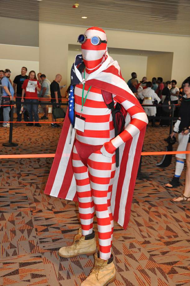 An Otakon attendee shows off a costume at the convention in Baltimore. Otakon comes to Vegas in January 2014. 