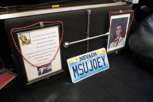 Ron Cornell has restored his son Joey's car. In the two years when his killer was at large, Ron brought the car to shows to raise awareness about his son's murder.