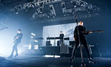 After a rain-shortened show at Cosmo in October, The xx happily returned to Las Vegas on April 16.