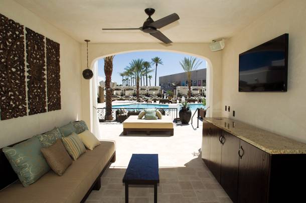 From its massive pool to the chic cabanas (pictured), Daylight keeps you cool.