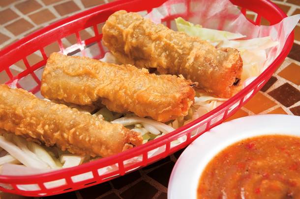 Deep-fried ngo yong is the quintessential street food of the Cebu province in the Philippines.