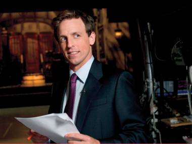 Saturday Night Live “Weekend Update” newsman Seth Meyers takes over Jimmy Fallon’s Late Night time slot in 2014.