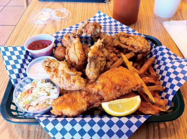 Why settle for fish and chips when you can get fish and clams and oysters and chips?