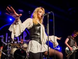 Courtney Love performs at the Hard Rock Hotel's Vinyl room on August 22.
